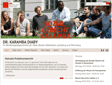 Tablet Screenshot of karamba-diaby.de
